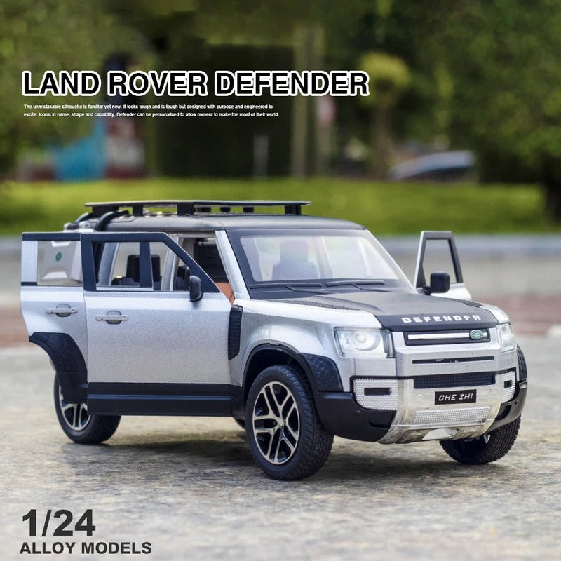 Kielelezo cha kuvutia cha Land Rover Defender Range Rover cha 1/18