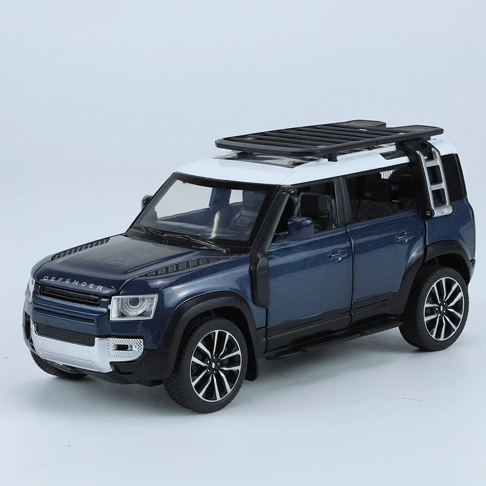 Kielelezo cha kuvutia cha Land Rover Defender Range Rover cha 1/18
