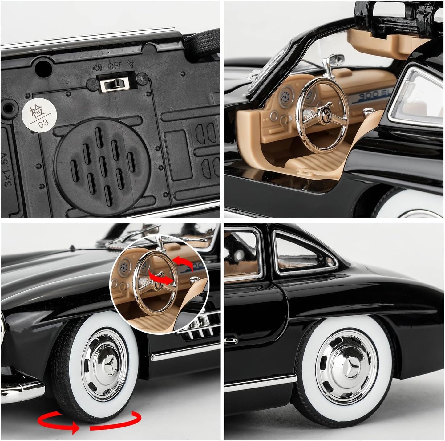 Miniature Mercedes 300 SL - Power and Luxury Tanzania