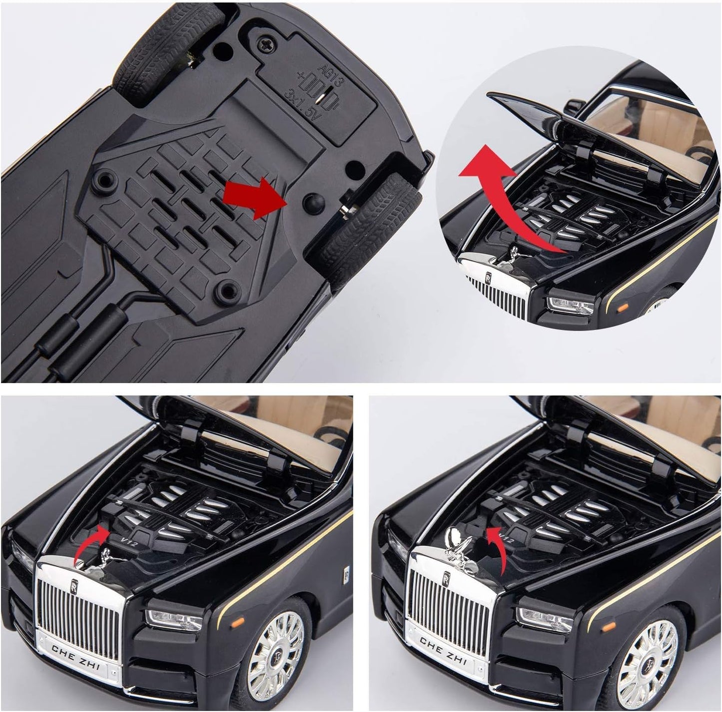 Rolls Royce Cullinan 1:24 mfano wa gari