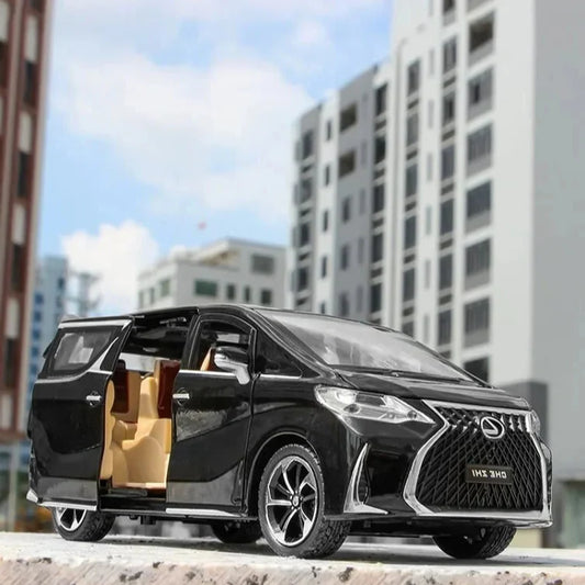 Mfano wa mizani ya Lexus LM 300 1/24.